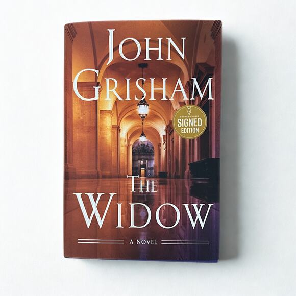 The Widow John Grisham Signed Hardcover 1st Edition Barnes & Noble Exclusive - Picture 7 of 8